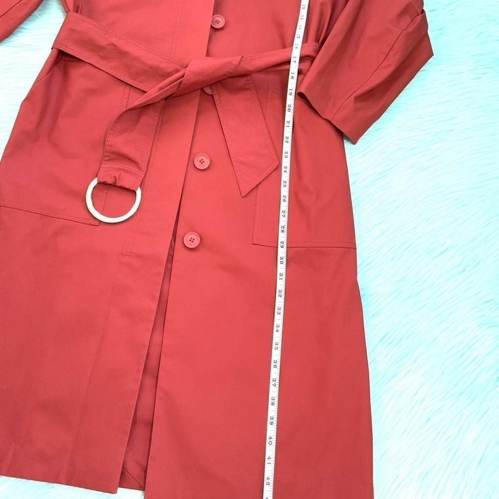 & Other Stories Belted Trench Coat - Picture 6 of 9